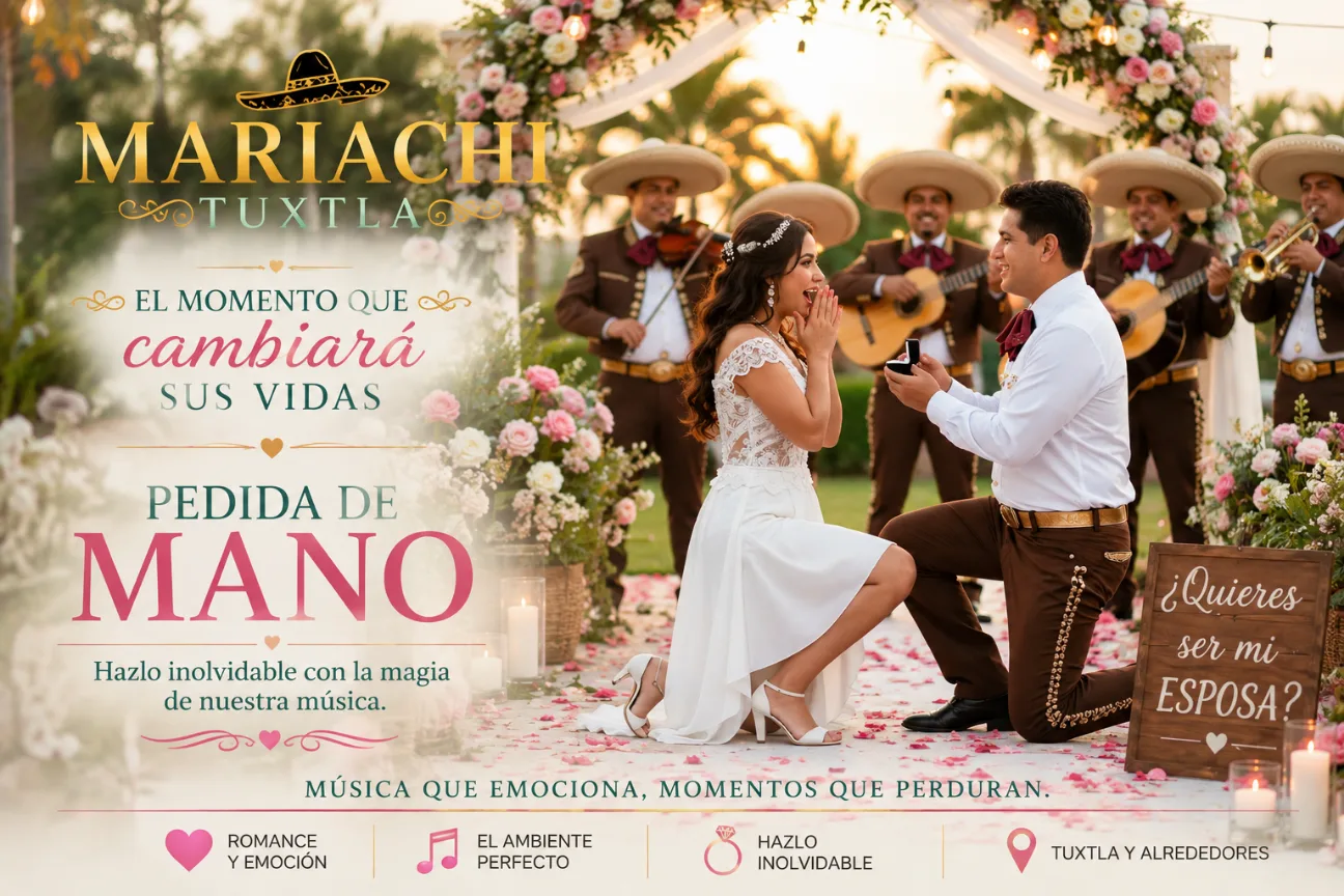Mariachi Tuxtla para pedidas de mano en Tuxtla Gutiérrez